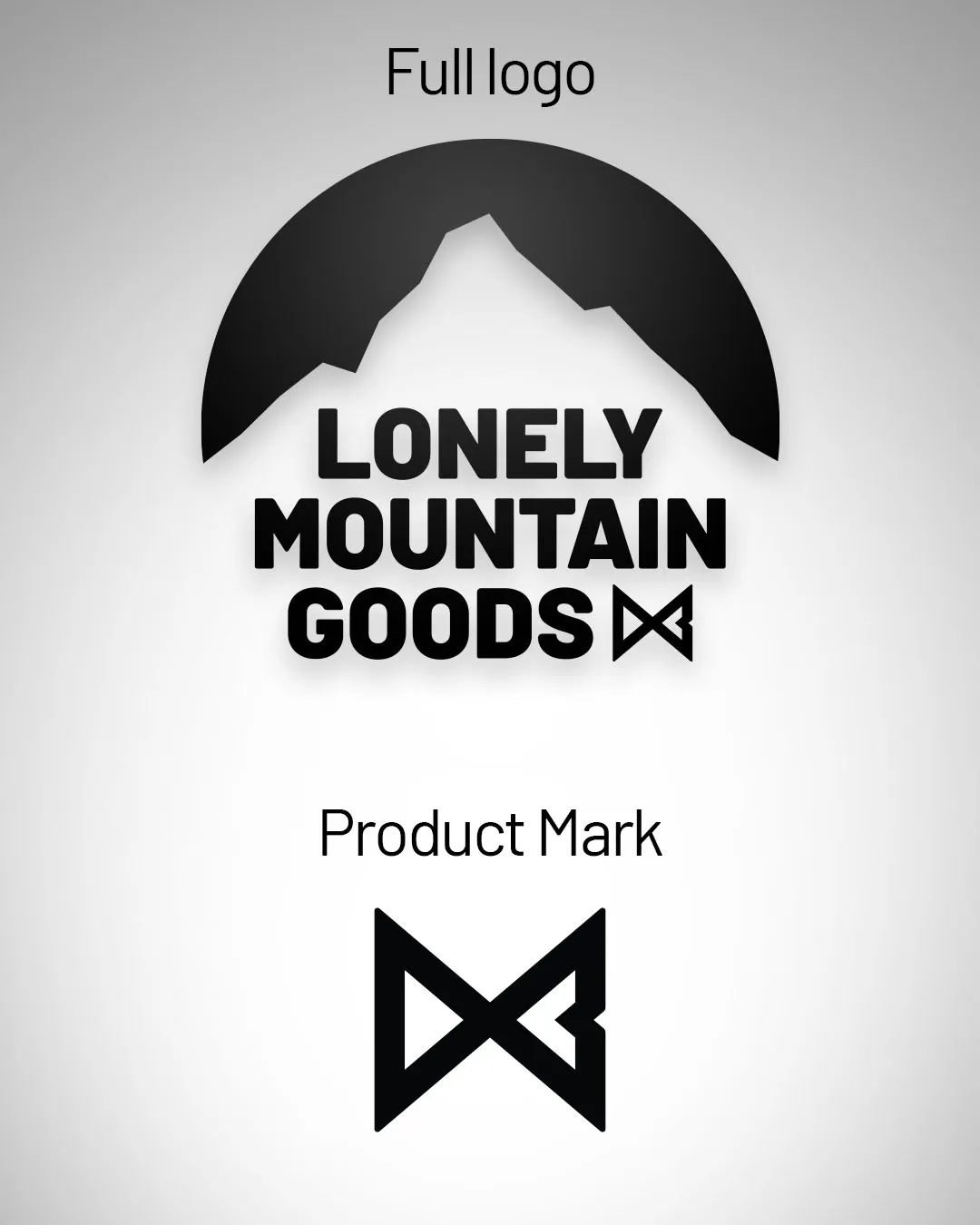 Lonely Mountain Goods full logo and product mark