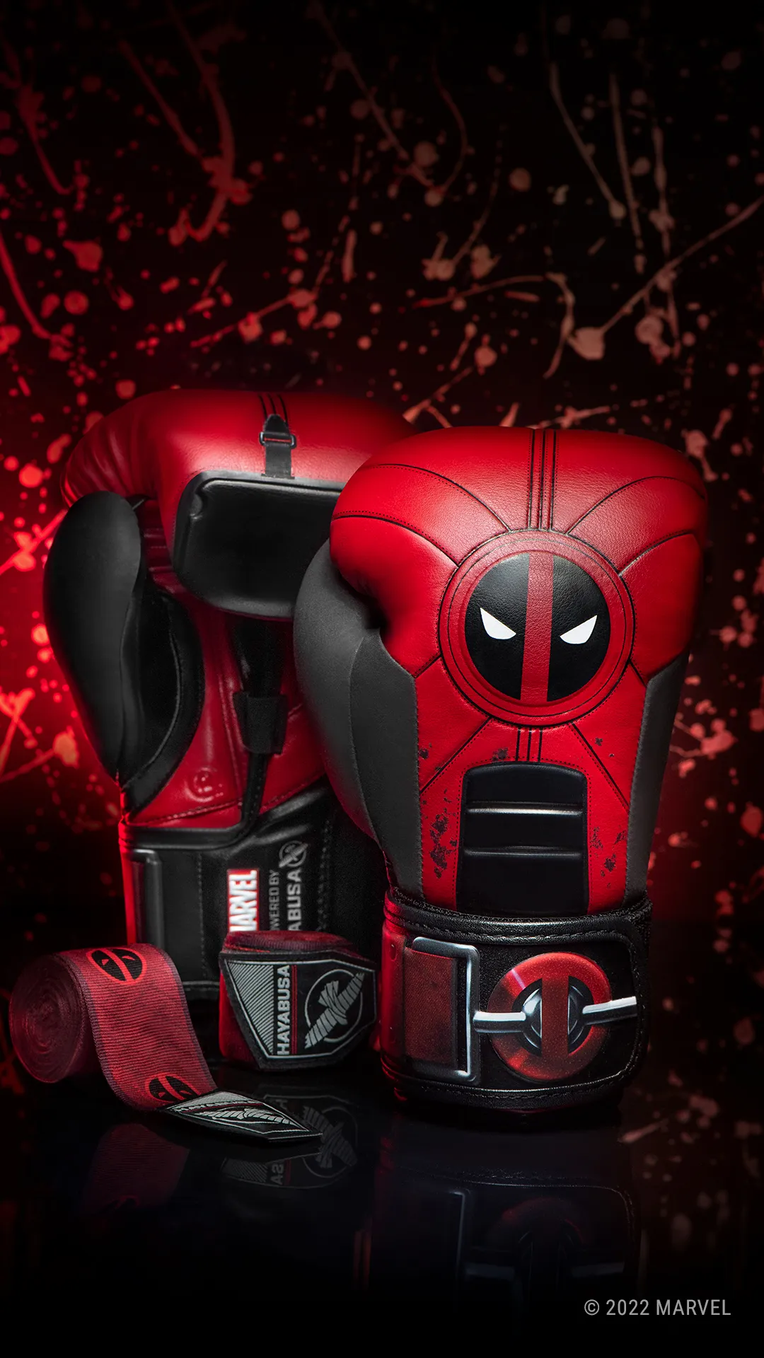 Thanos boxing gloves product pages on mobile Hayabusa storefront